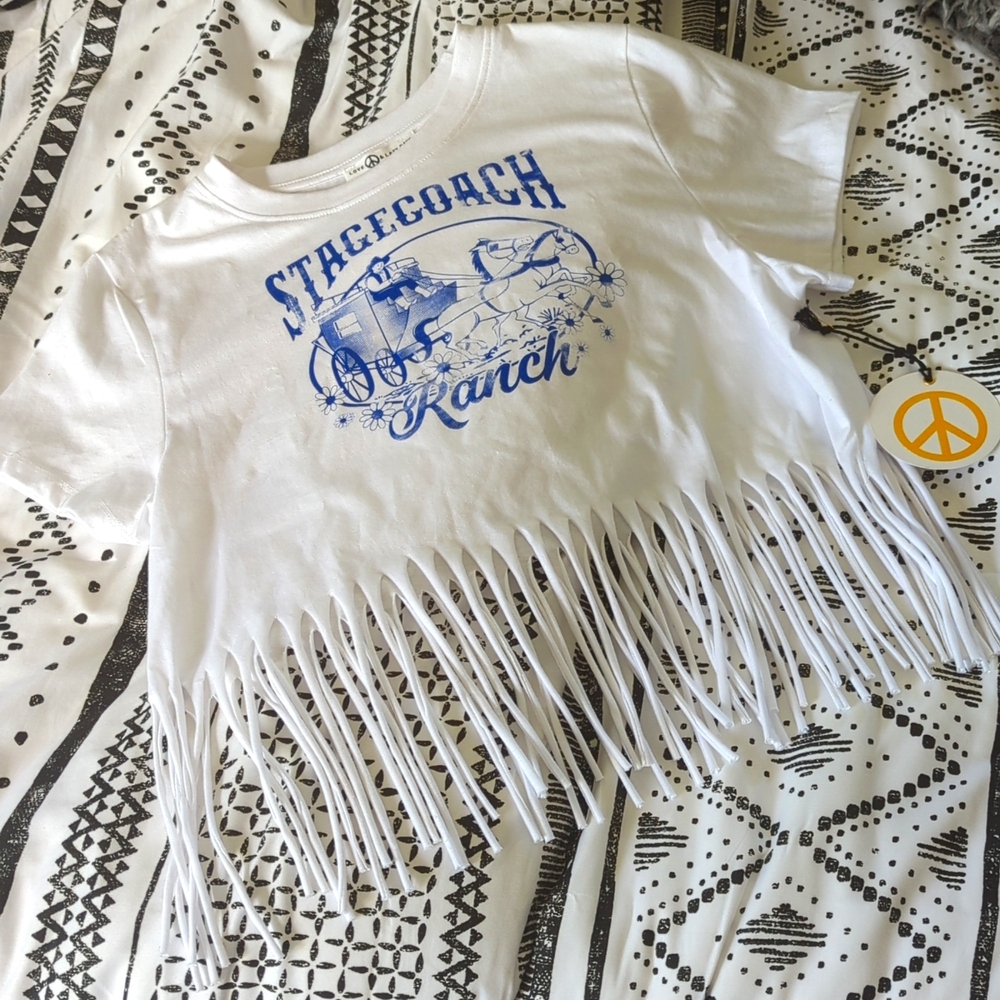 NWT Love, peace and lazy days tee